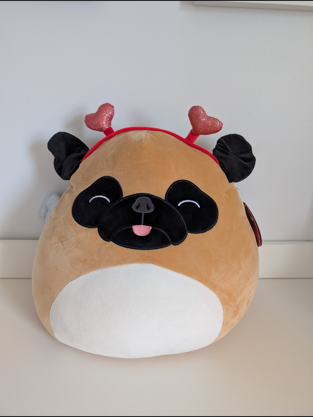 NWT Squishmallows Holiday Pam The Pug Plush 16 Inches
